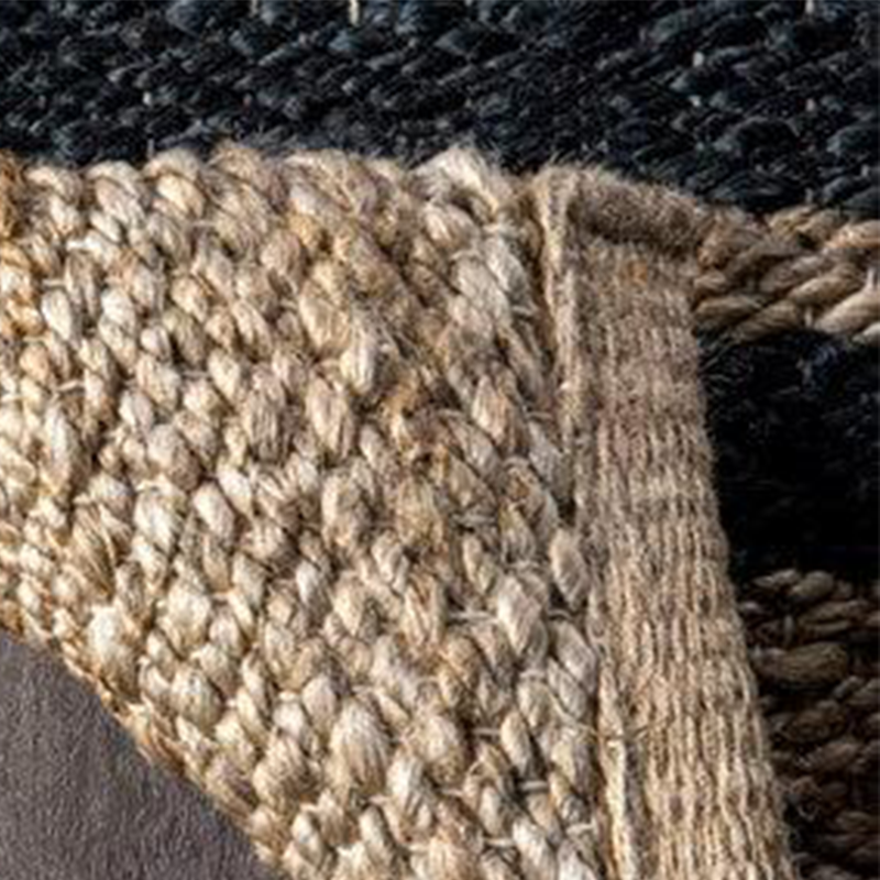 Hemp Hand Woven Rug _ Lox Stripe