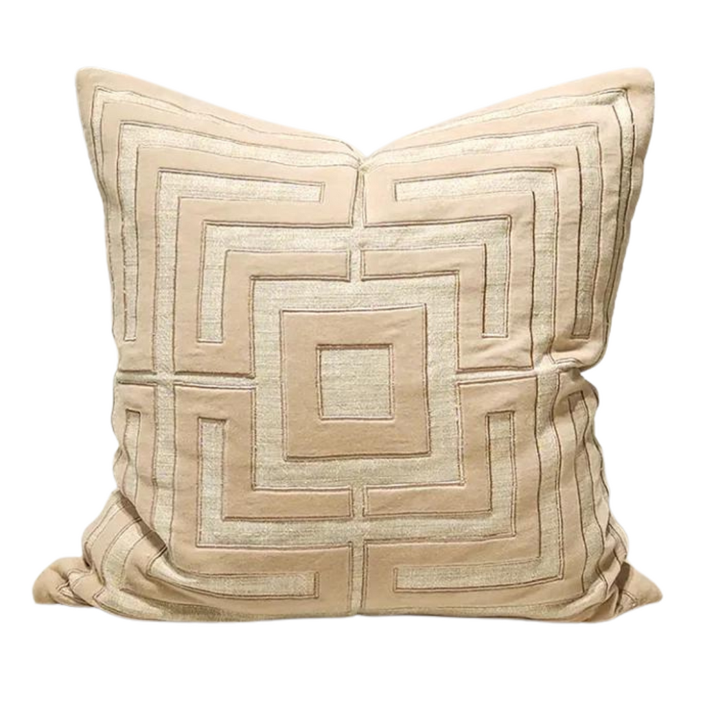 Maze Applique Cushion Cover