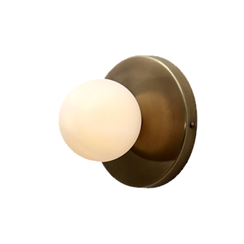 Dew Wall Sconce Small Glass Globe