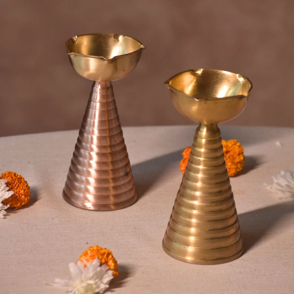 Brass and Copper Diya