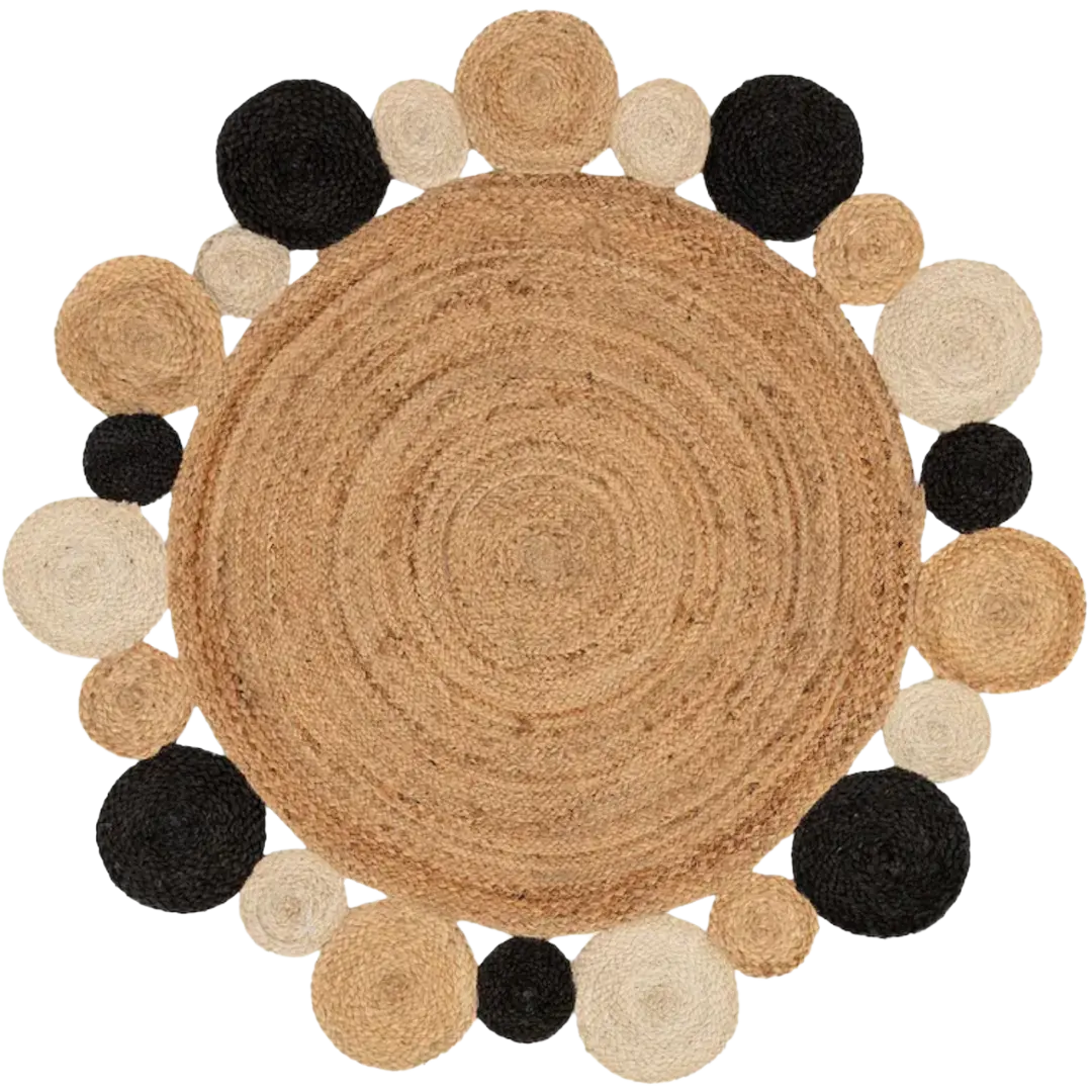 Dalhousie Hemp Handwoven_ Natural & Black