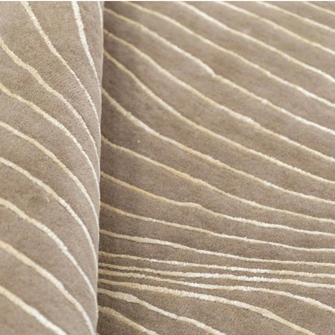 Crinkle Wool & Silk Rug