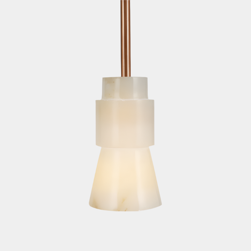 Alabaster Pendant 2 - Rose Gold