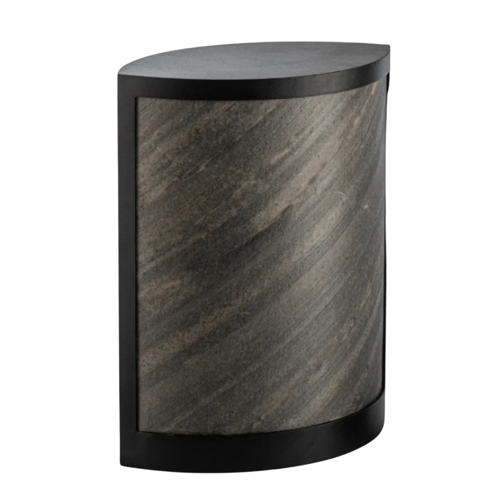 Iris Table Lamp - Ocean Black Stone