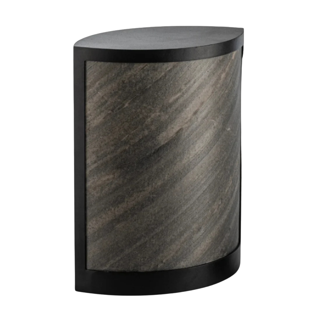 Iris Table Lamp - Ocean Black Stone