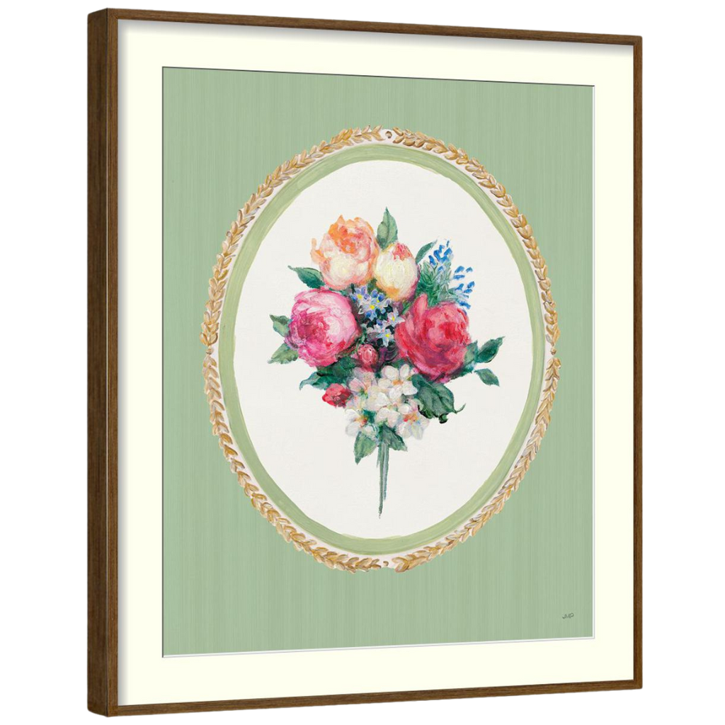Gallery Wall Art: Floral Cameo | Set of 6