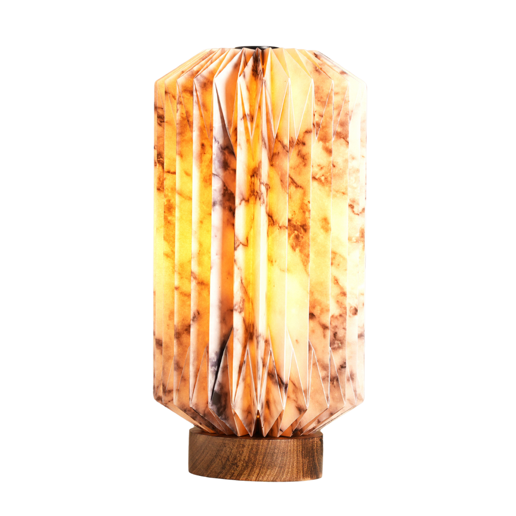Marble Print Table Lamp