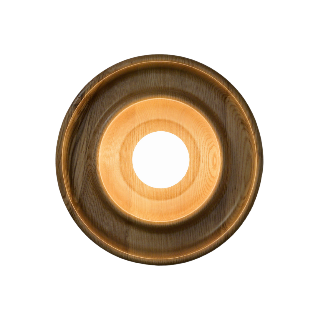 Discus Wall Light - White Ash