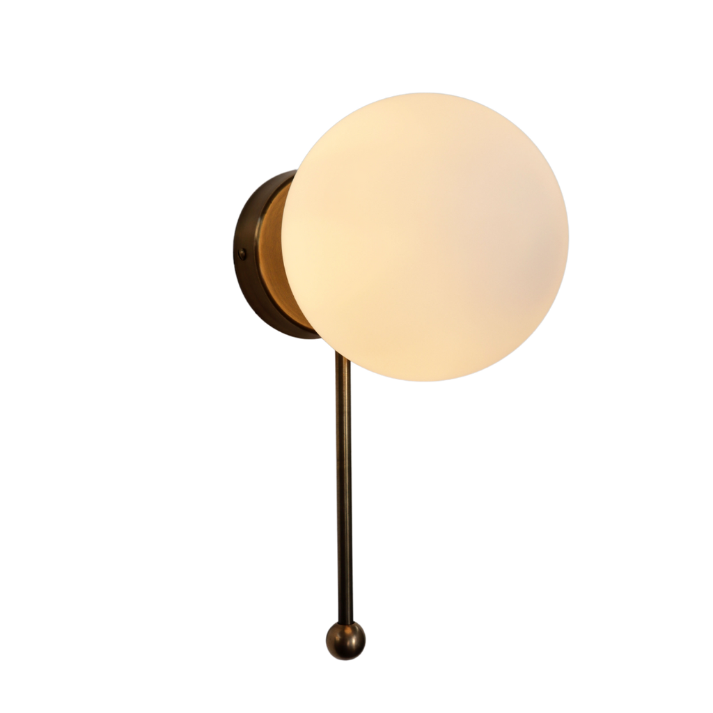 Drop Wall Sconce Glass Globe