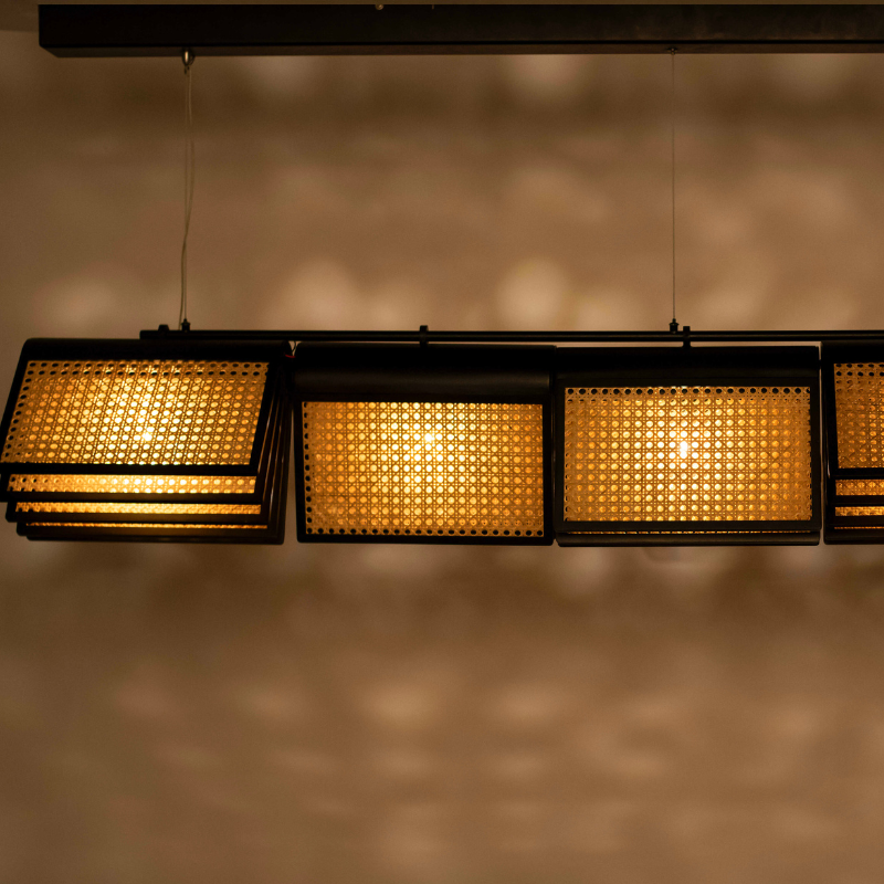 Reeding Lamp Suspension