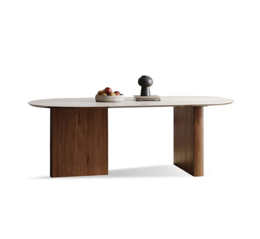 Lok Wooden Dining Table Set