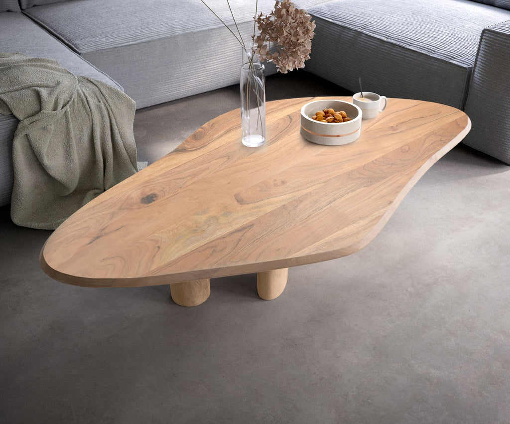 Coffee table, solid acacia wood