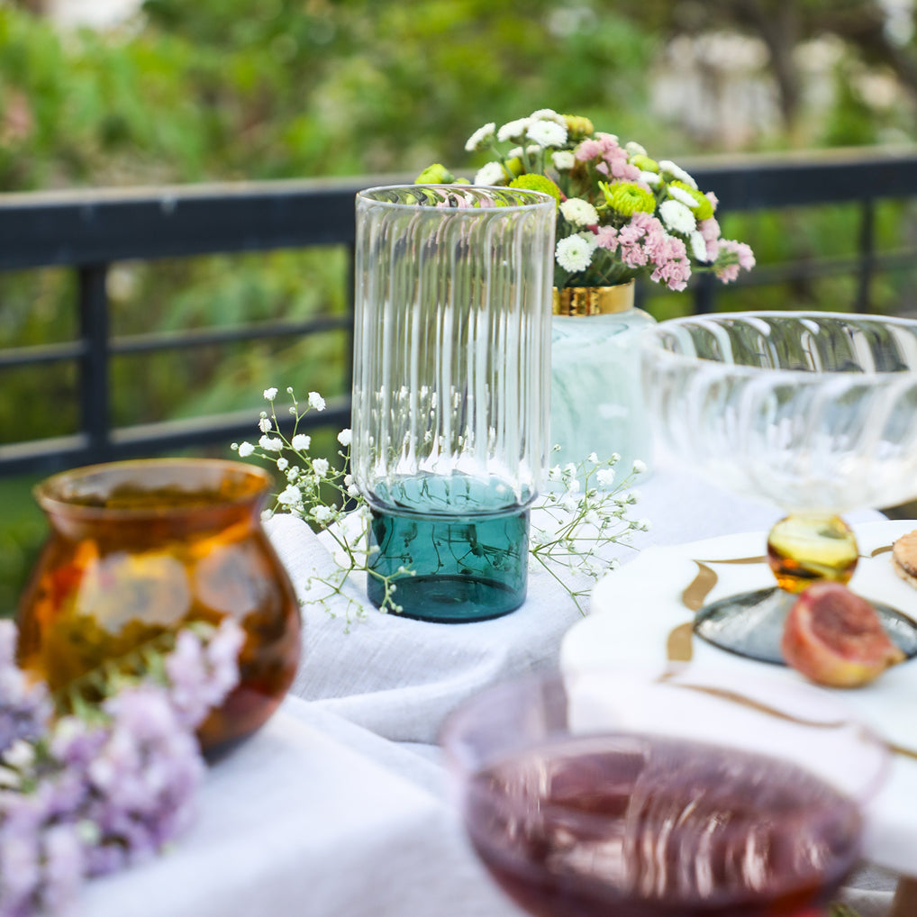 Gift Box: Highball Block Glass (Set of 4)