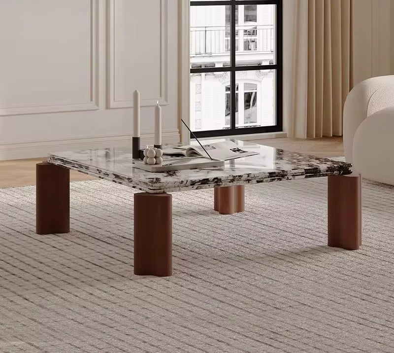 Japandi Marble Mount Coffee Table