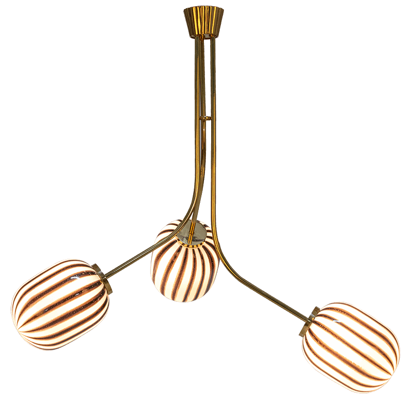 3 Module Bullseye Chandelier