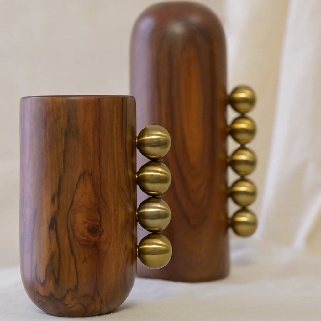 Pelotas Decor Objects - Brass