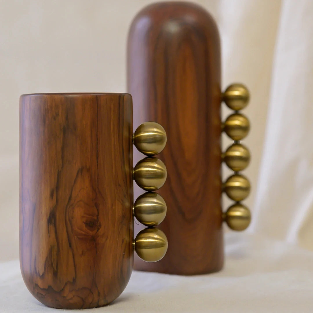 Pelotas Decor Objects - Brass