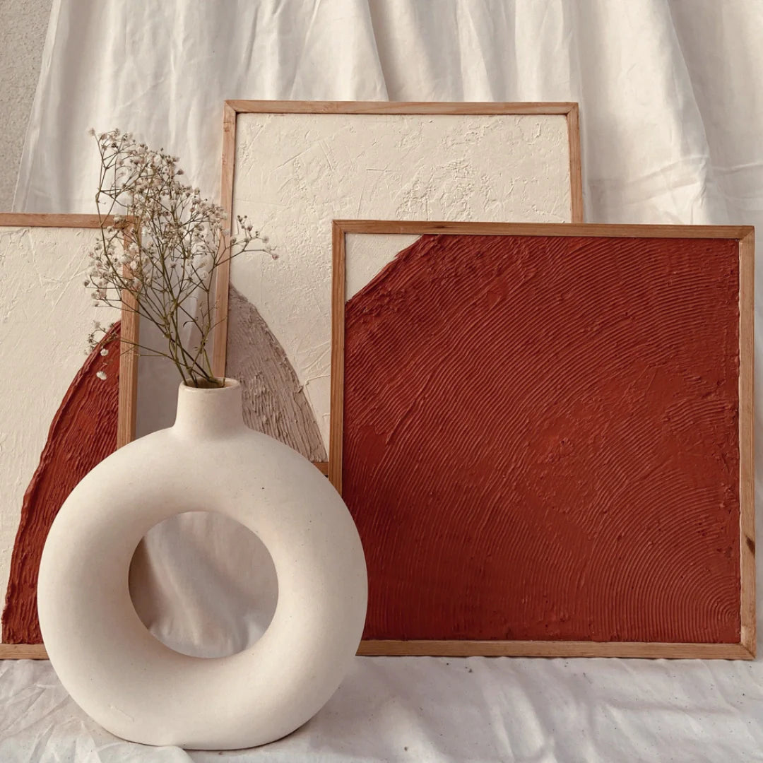 Mud Textured Wall Art (Set of 4)