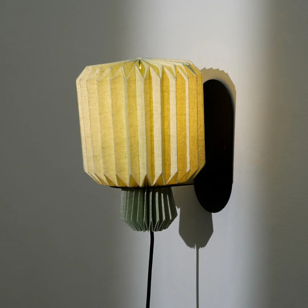 Lumi Fold Sconce Linen Wall Lamp