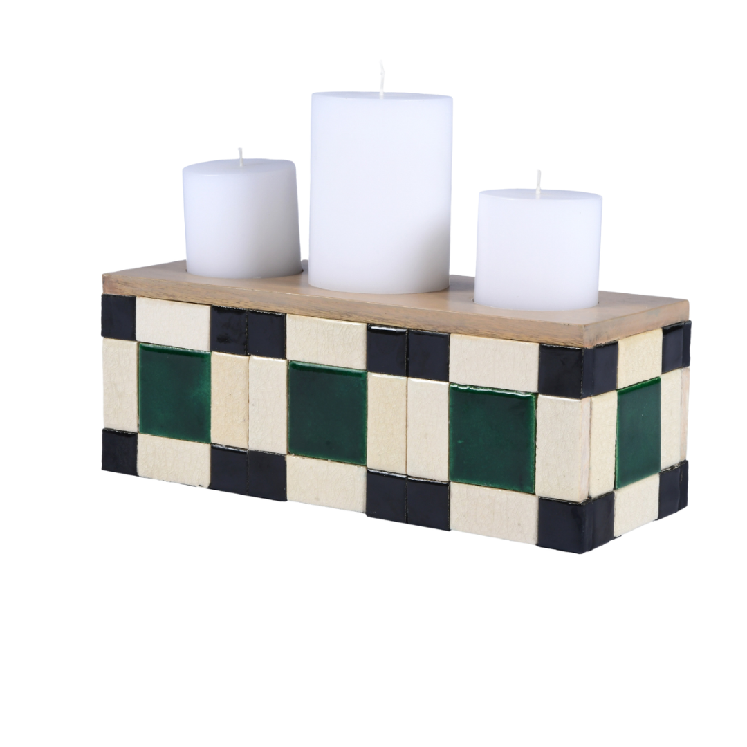 Blade of Grass Candle Holder