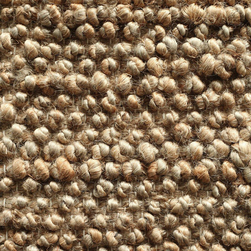 Hemp Hand Woven Rug: Natural Loop