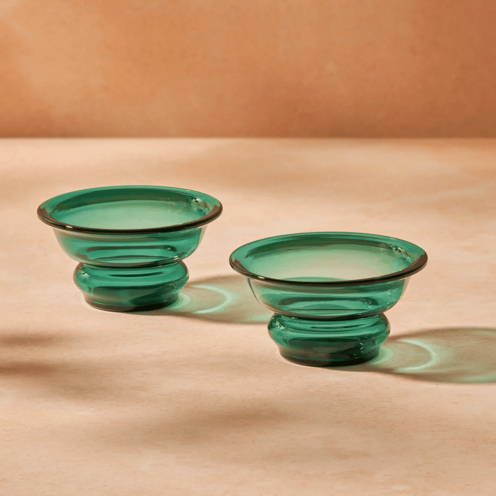 Kanak Teal votive (Set of 2)