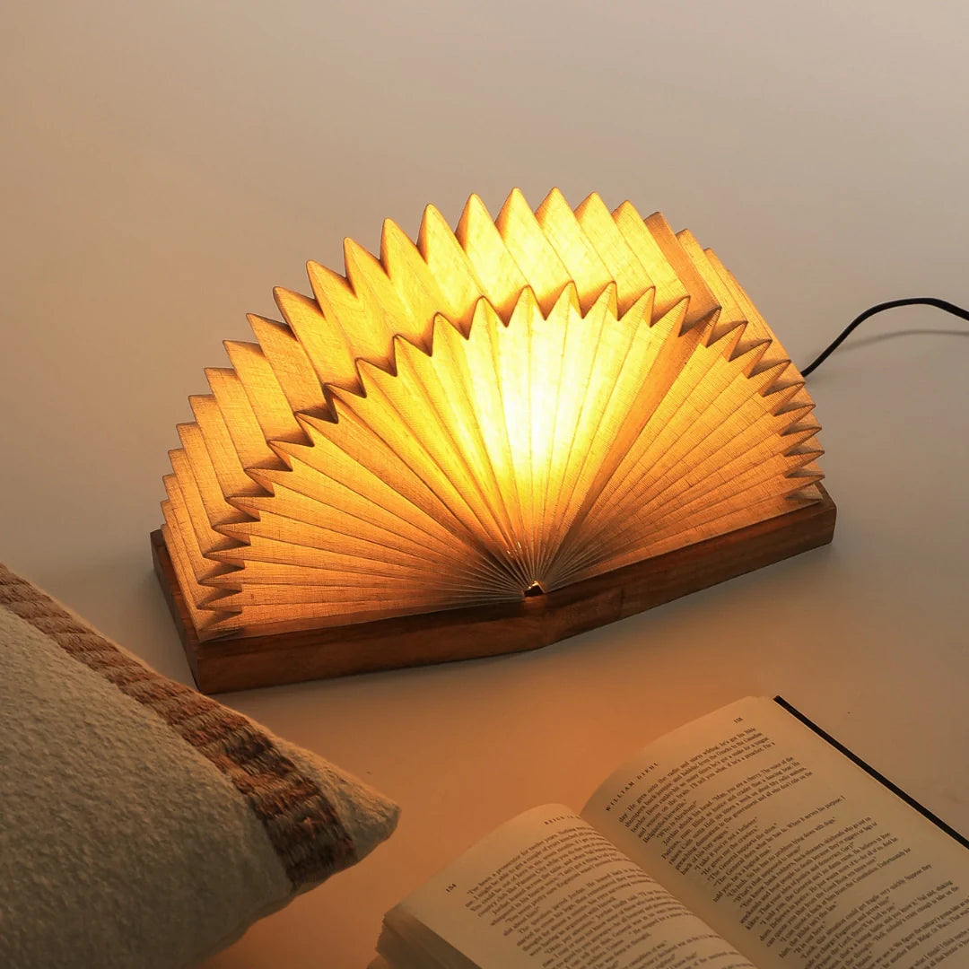 Linen Book Lamp
