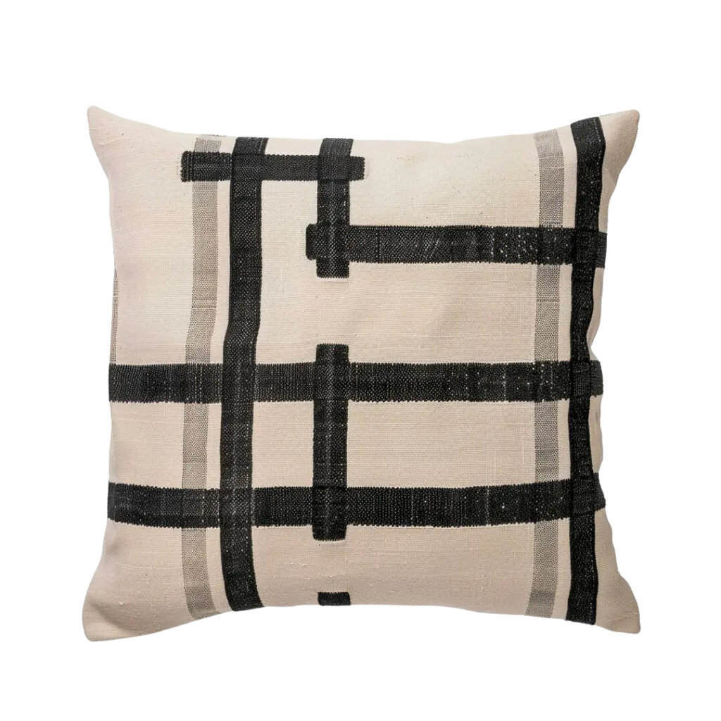 Cotton Handwoven Cushion Cover-Silly