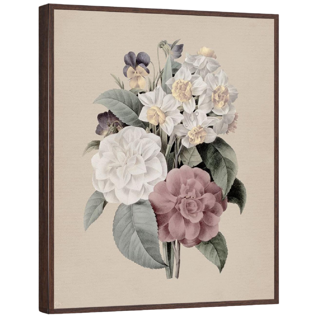 Antique Botanical Set of 2