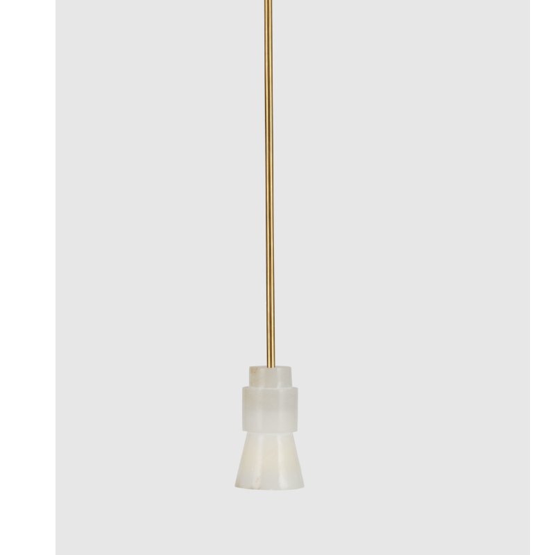 Alabaster Pendant 2 - Gold