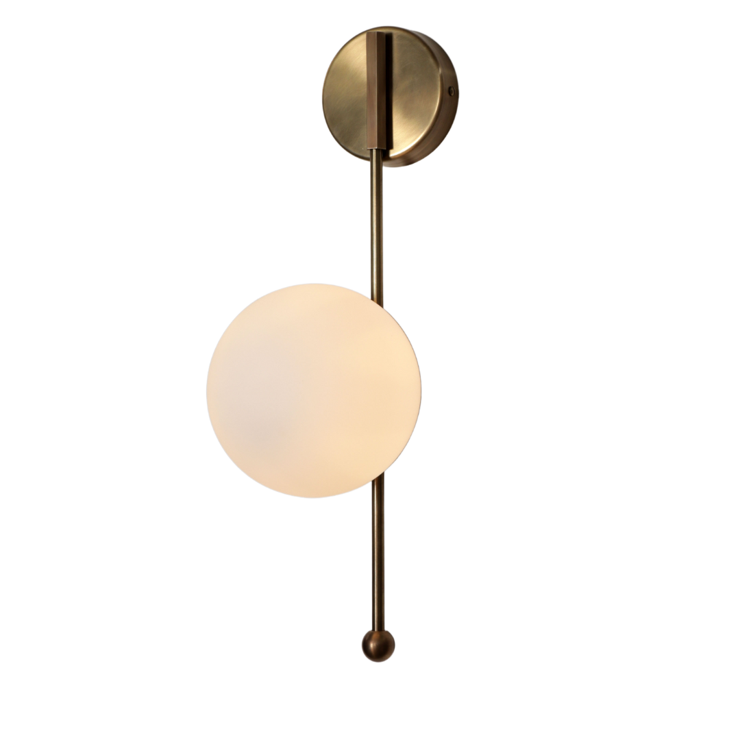 Drop Wall Sconce Two Glass Globe
