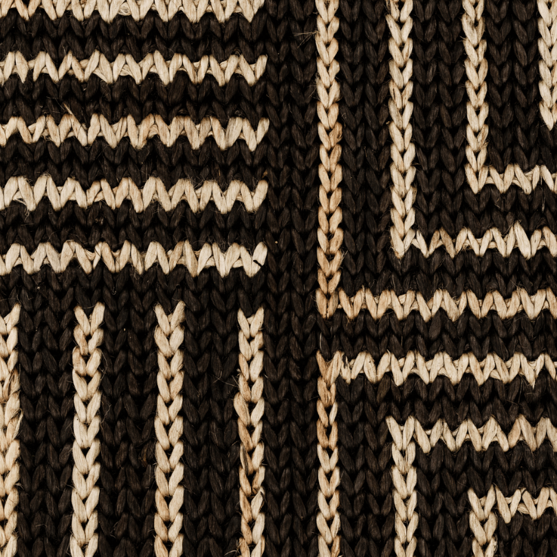 Hemp Hand Woven Rug _ Sparta Stripes