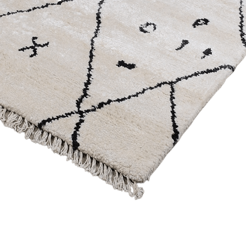 Bamboo Silk HandKnotted Carpet_Classic Diamond