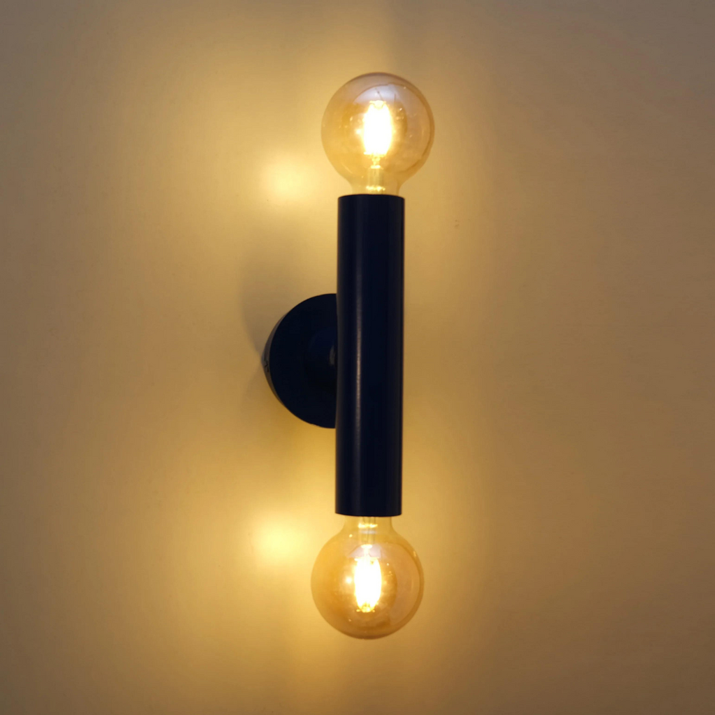 Blue Pop Twin-Light Wall Sconce