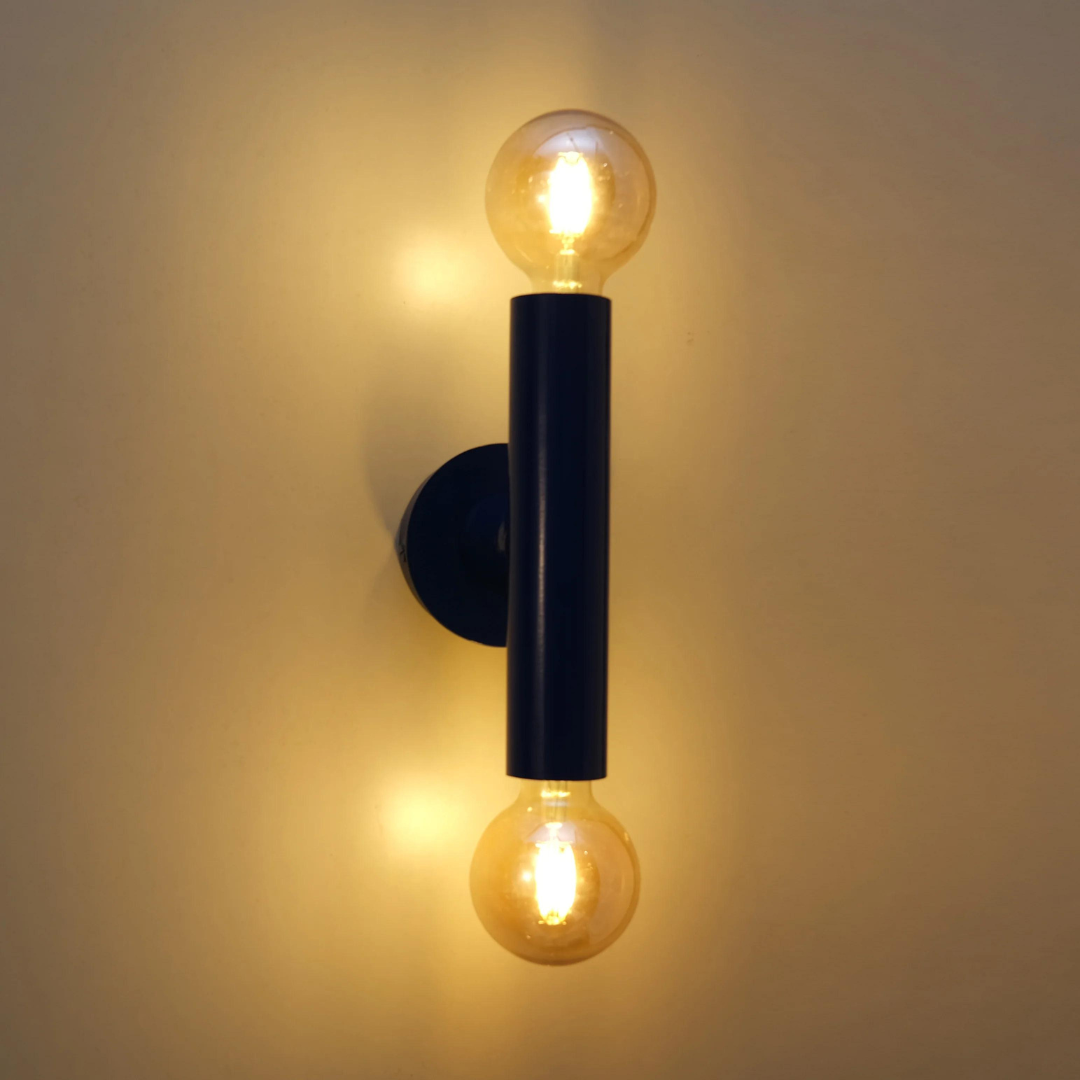 Blue Pop Twin-Light Wall Sconce