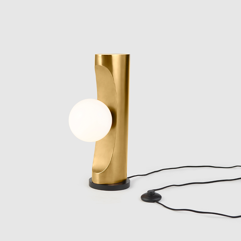 Notch Table Lamp - Gold