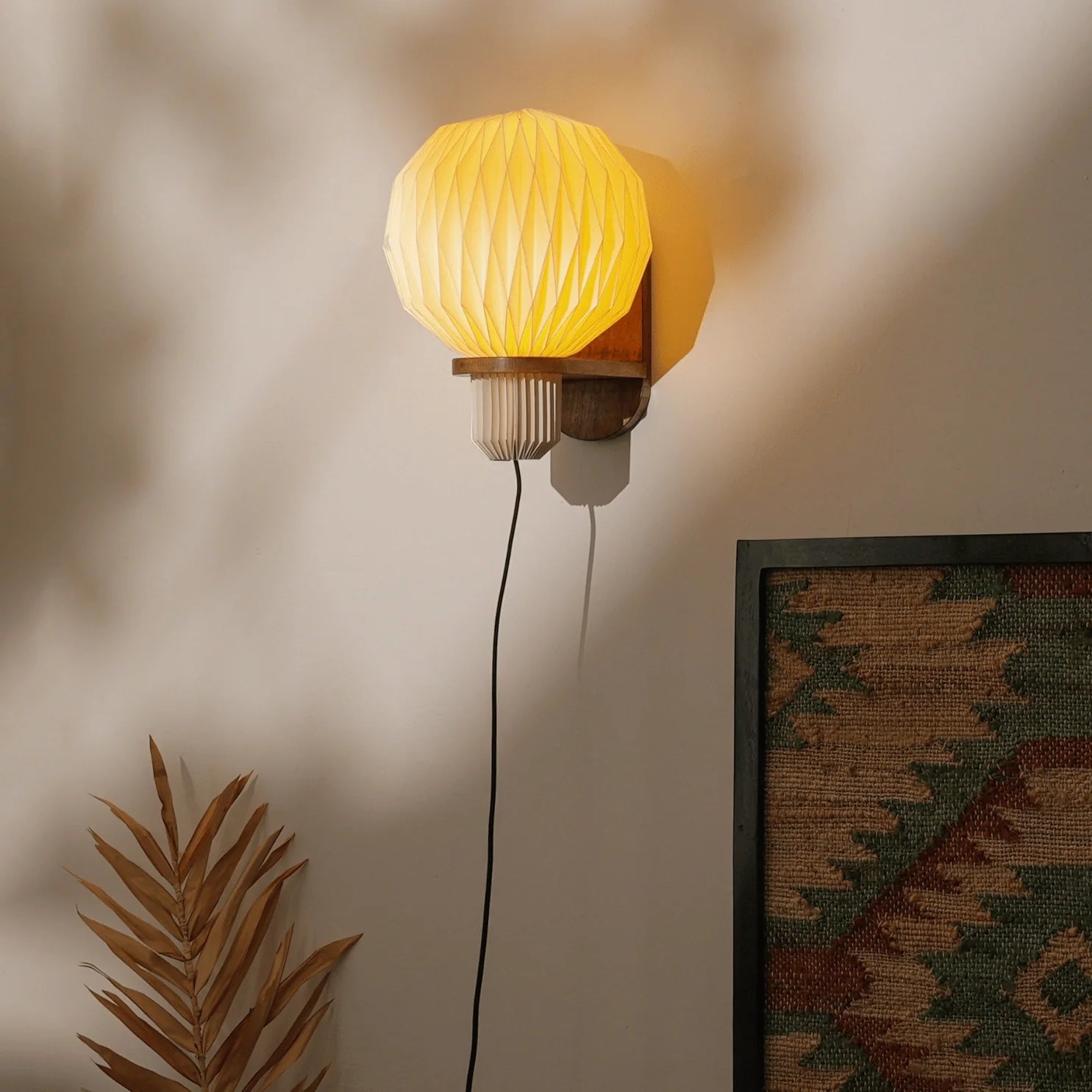 Aura Pleat Sconce Wall Lamp