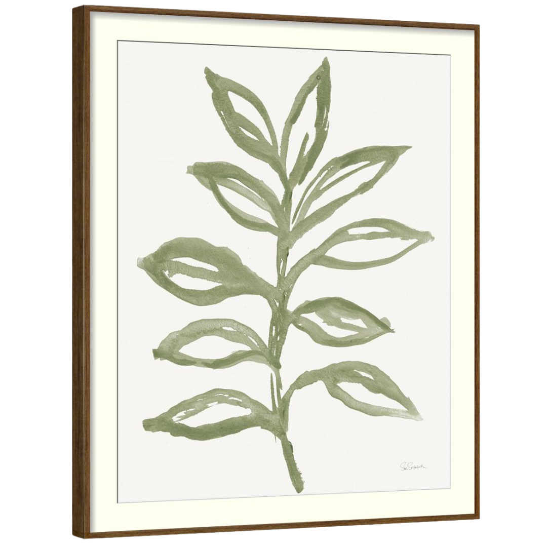Gallery Wall Art: Green Sage | Set of 6