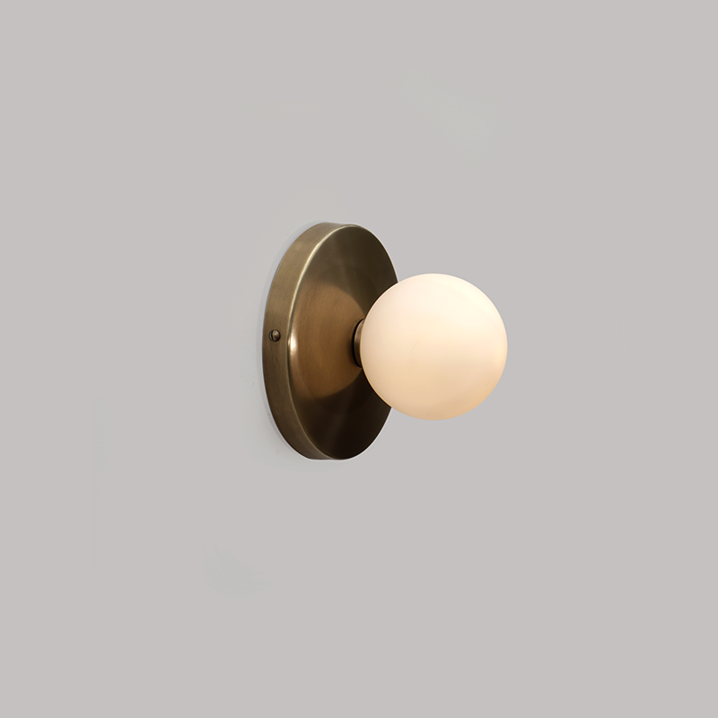 Dew Wall Sconce Small Glass Globe