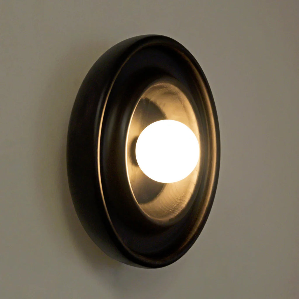 Discus Wall Light - Black