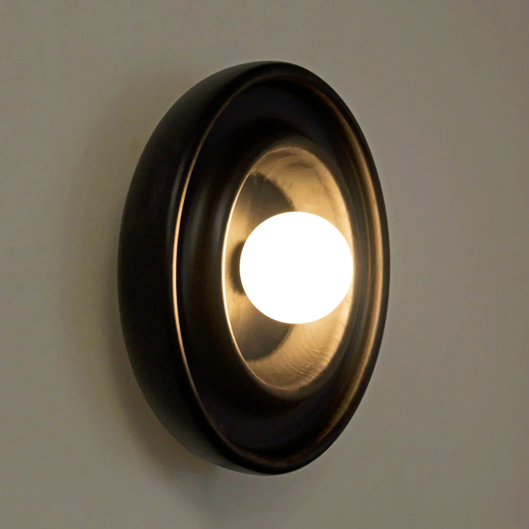 Discus Wall Light - Black