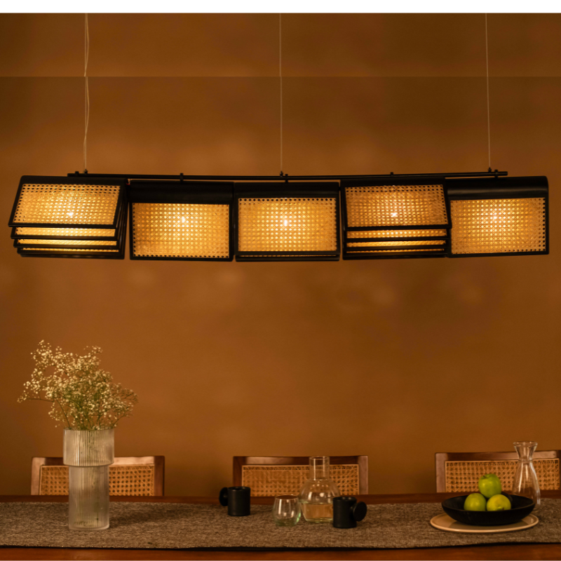 Reeding Lamp Suspension