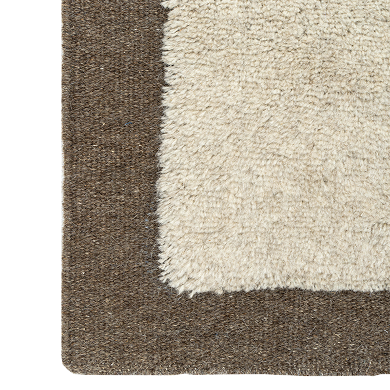 Burnt Sienna Hand-Tufted Wool Rug