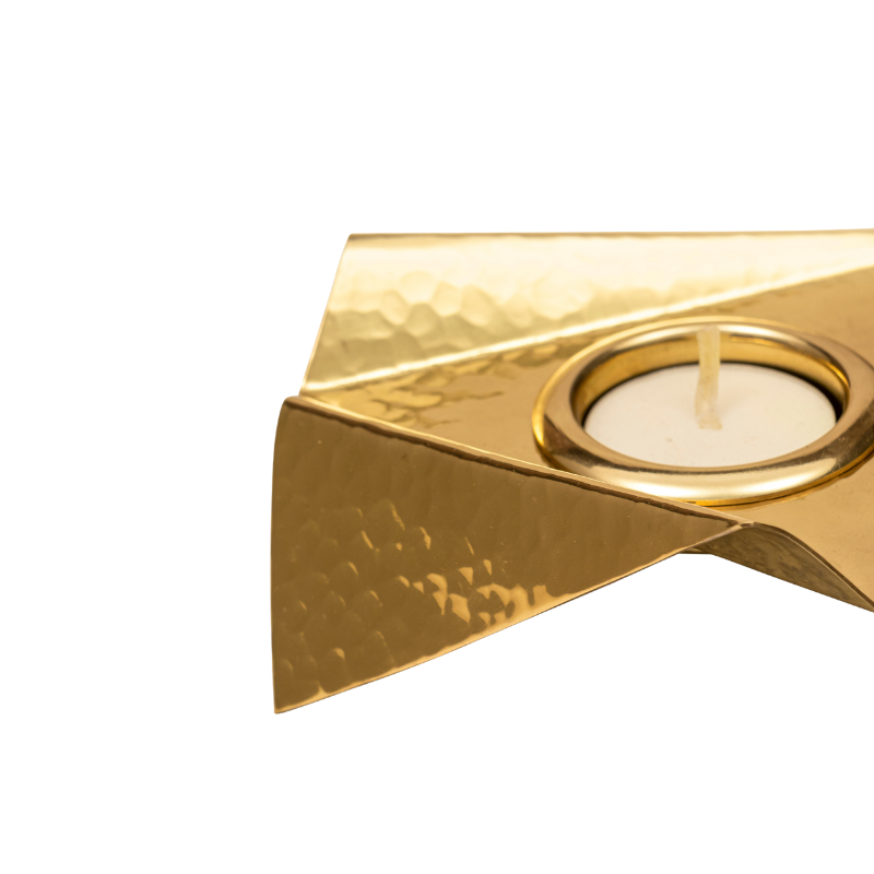 Origami Tealight - Brass