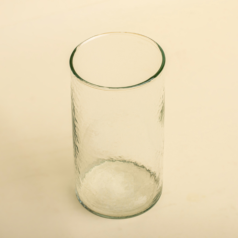 Hammered Glasses and Carafe