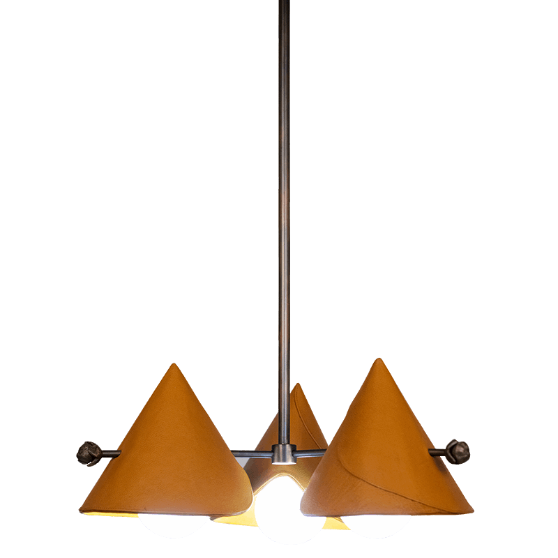 3 Paan Cones Hanging Pendant