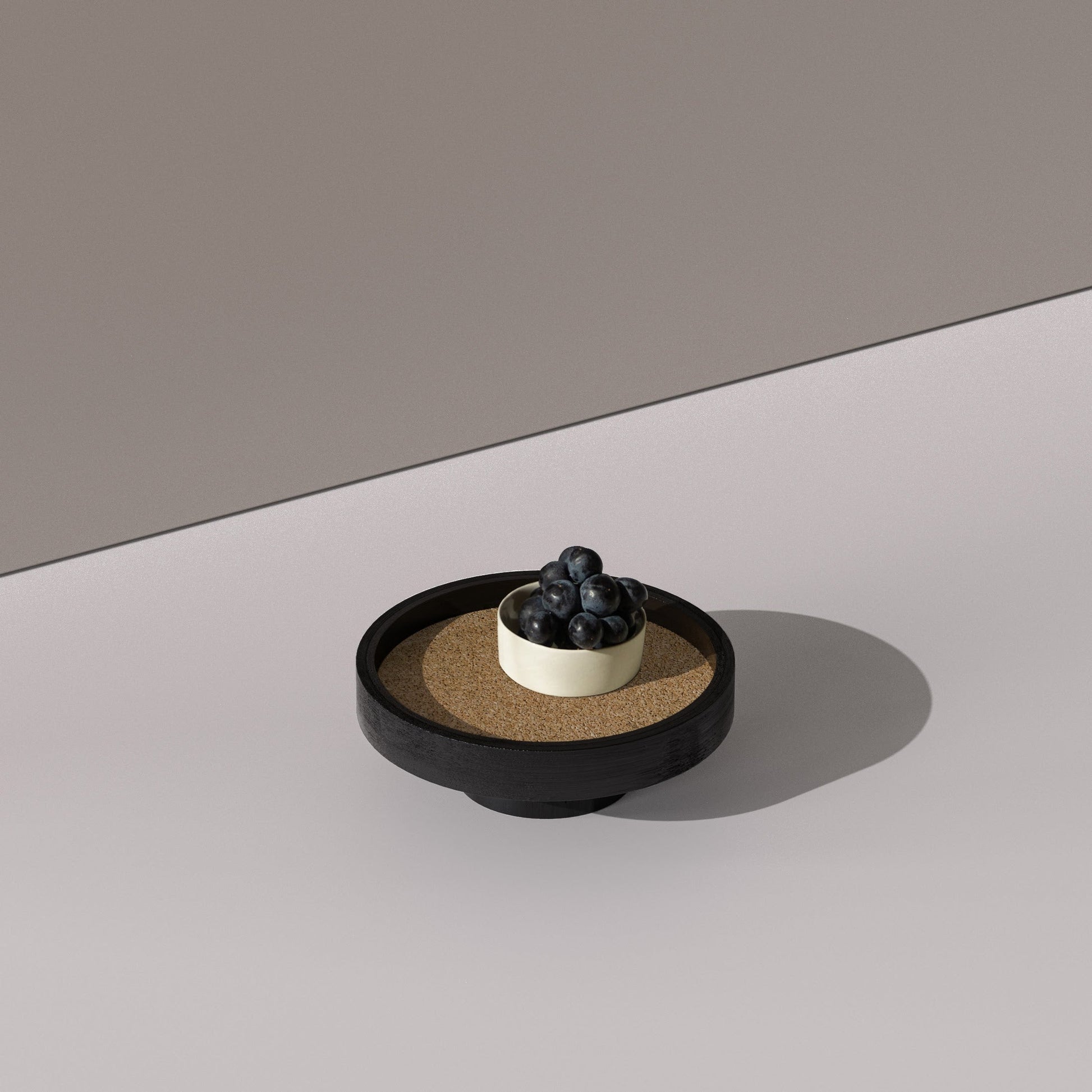 Podium Round Tray S (Black)