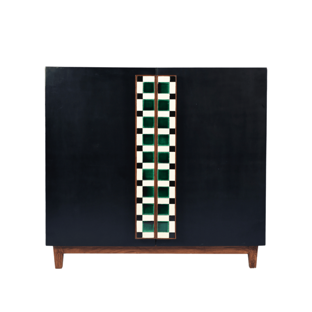 Tartan Double Door Cabinet