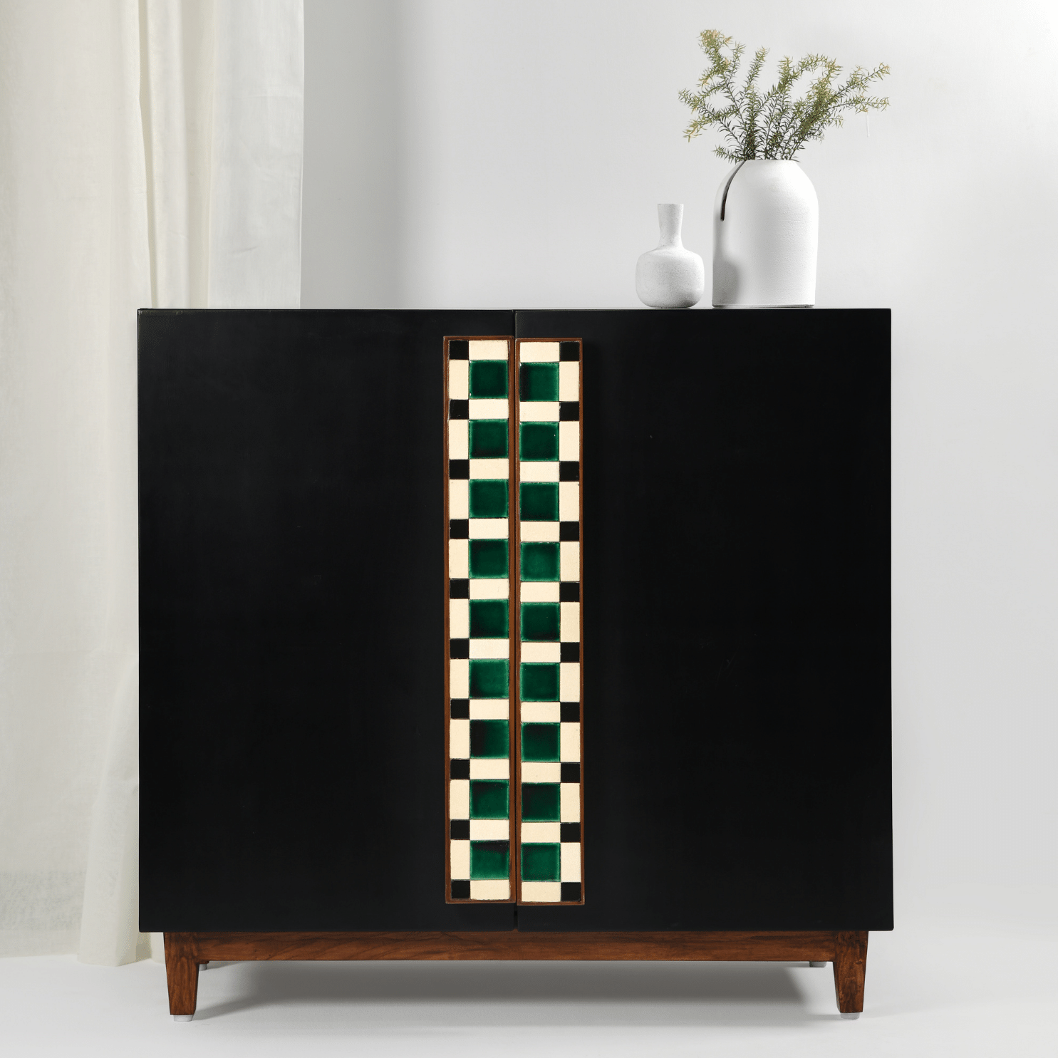 Tartan Double Door Cabinet