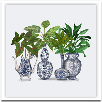 Chinoiserie Vase Group 1